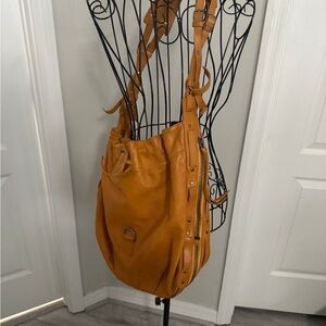 Stylish Tan Leather Shoulder Bag Botkier